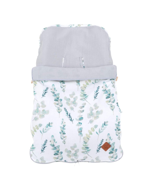Chancelière universelle en 100% coton, Eucalyptus