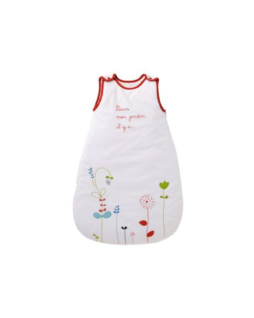 Gigoteuse brodee bebe Jardin d ete 