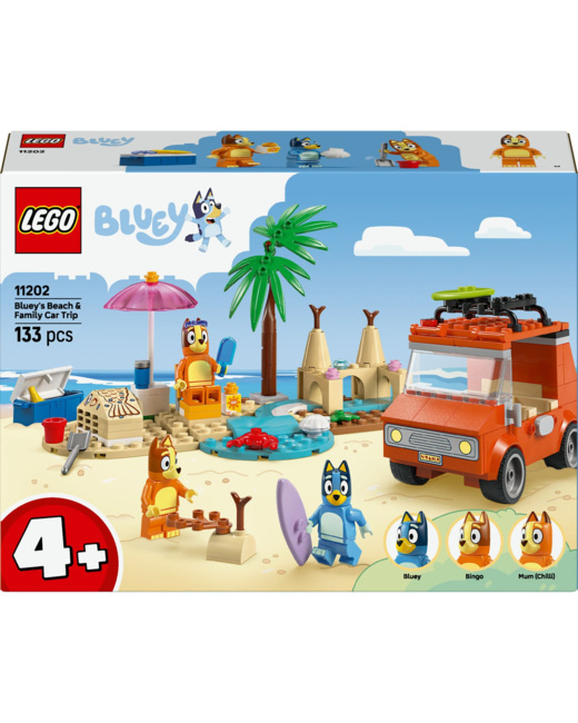 Les Vacances et le voyage en voiture de Bluey