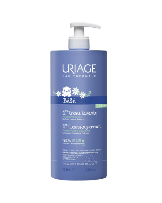 Première crème lavante surgras moussant sans savon