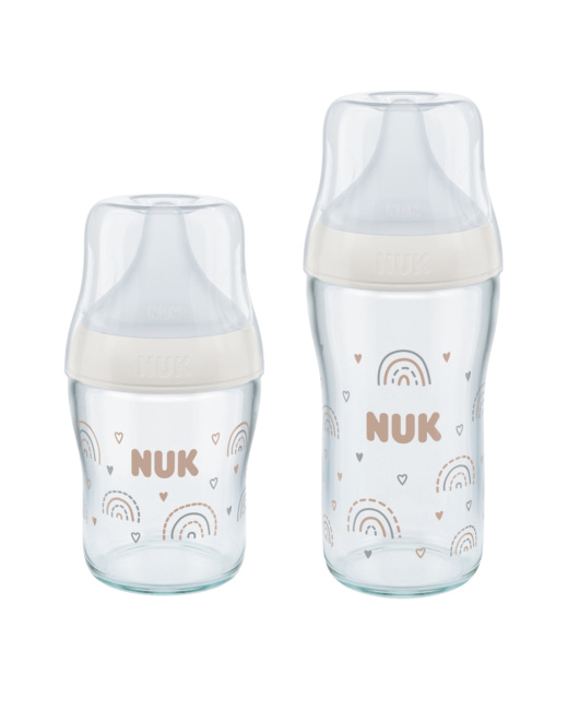 Biberon Perfect Match verre avec tétine en silicone souple