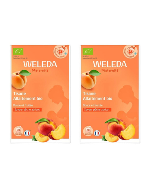 Tisane allaitement bio pêche abricot