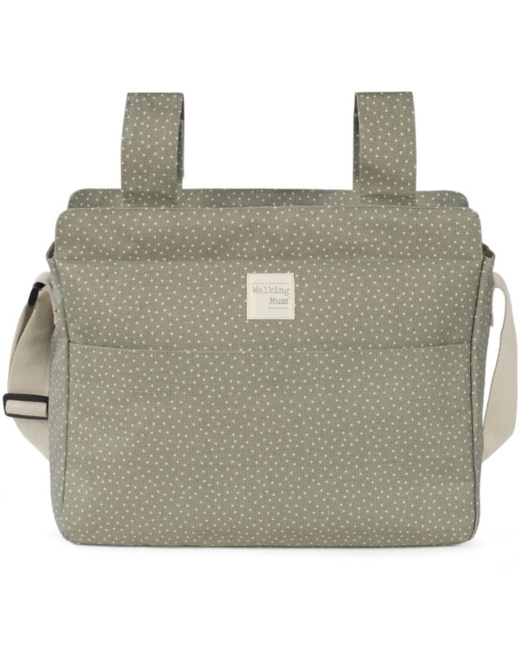 Sac à poussette à pois Poppy Mousse