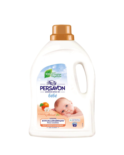Lessive liquide bébé Au Lait d'Abricot Bio