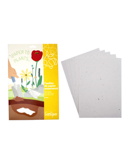Papier Ensemencé Floral - A4