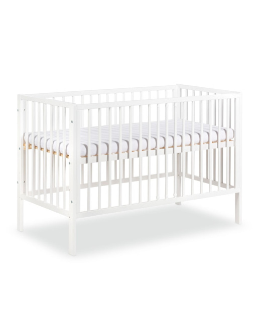 Lit bébé sommier réglable et barreaux amovibles FRANK