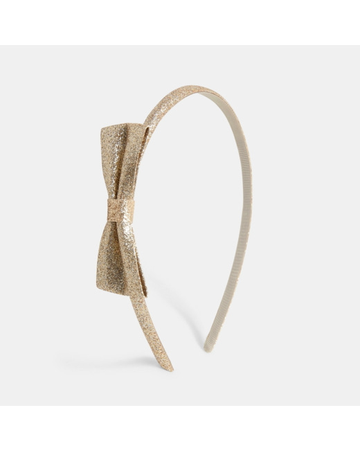 Serre-tête beige fille