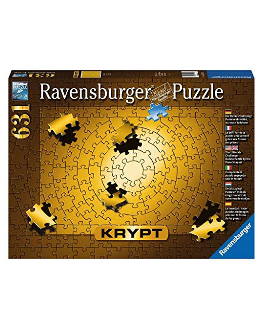 Puzzle rond - Krypt puzzle - Gold - 631 pièces
