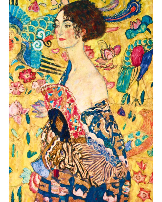 Puzzle Gustave Klimt - Lady with Fan, 1918