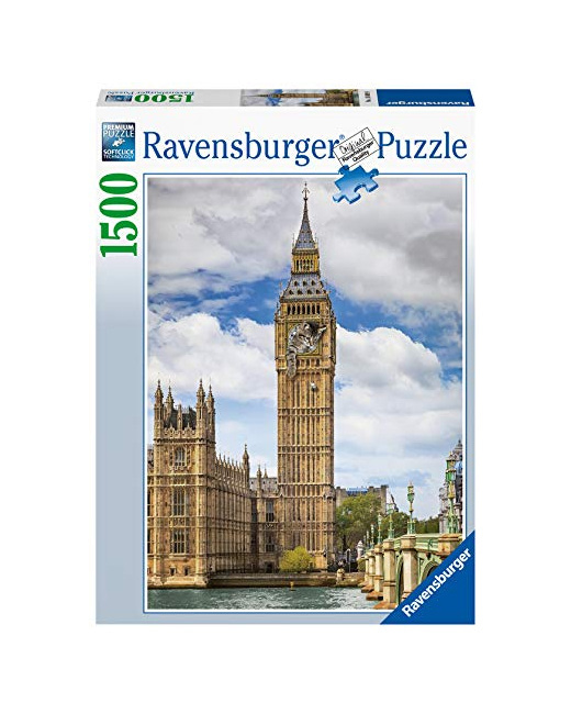 Puzzle - Drôle de chat sur Big Ben - 1500 pièces