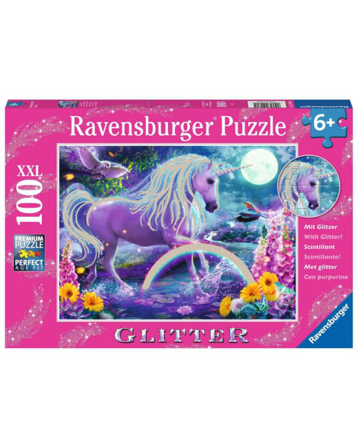 Puzzle Licorne scintillante (Collection Paillettes) - de 6 ans