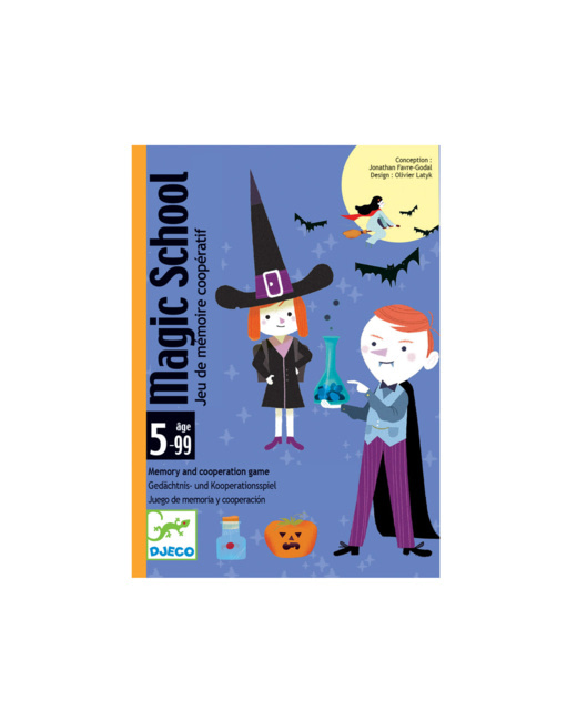 Jeu de mémoire coopératif - Magic School