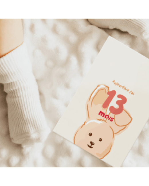 Cartes étapes bébé Ma deuxième année