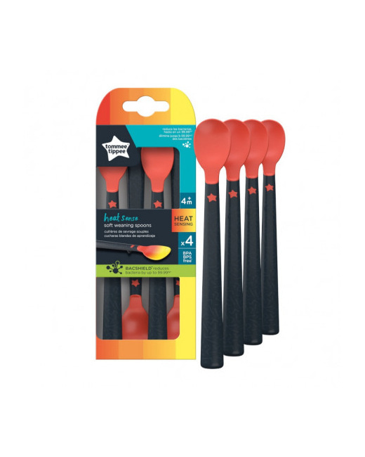 Cuillères thermo-sensibles 4m+