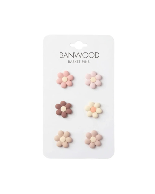 Pins panier Fleurs