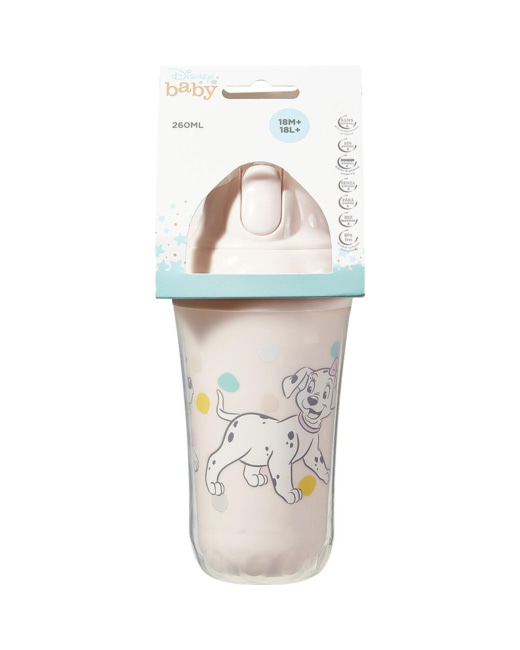 Tasse à paille 101 Dalmatiens 260 ml