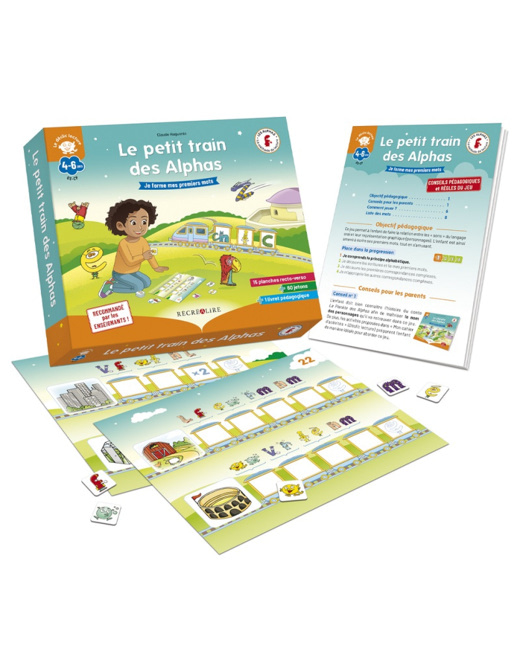 Jeu éducatif Le petit train des Alphas