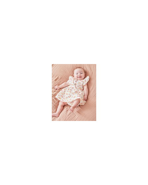 Set robe + bloomer avec imprimés arc-en-ciel