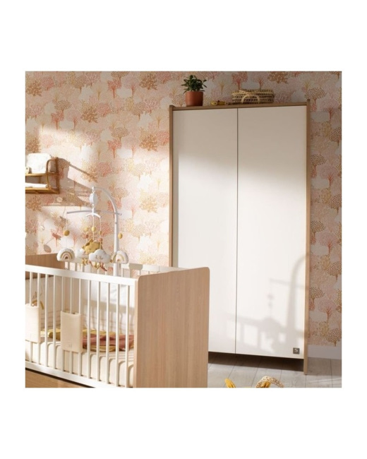 Armoire 2 portes Vanille