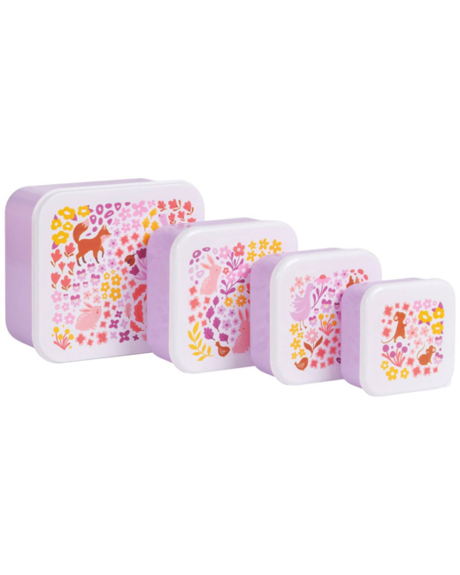 Lot de 4 boîtes à goûter