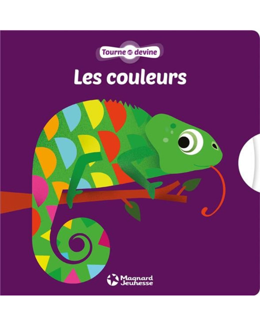 Livre Tourne et devine - Les couleurs