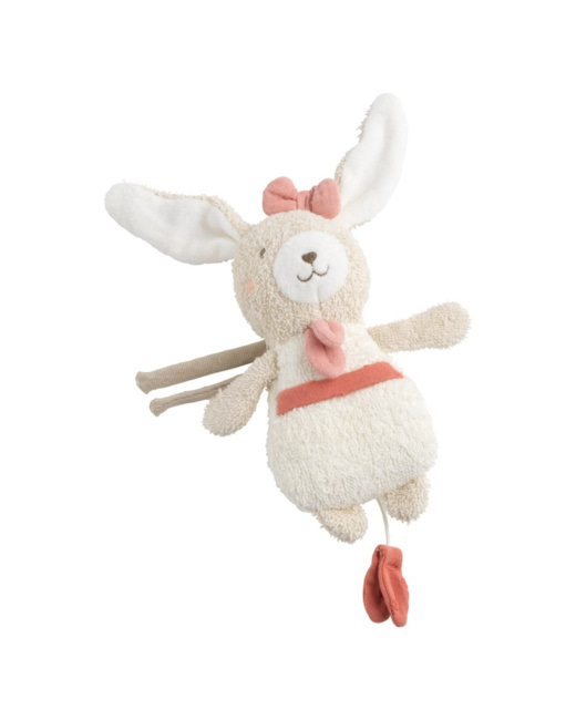 Mini musical coton bio Petit Coeur