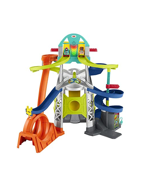 Circuit avec lanceur et loopings - Little People®