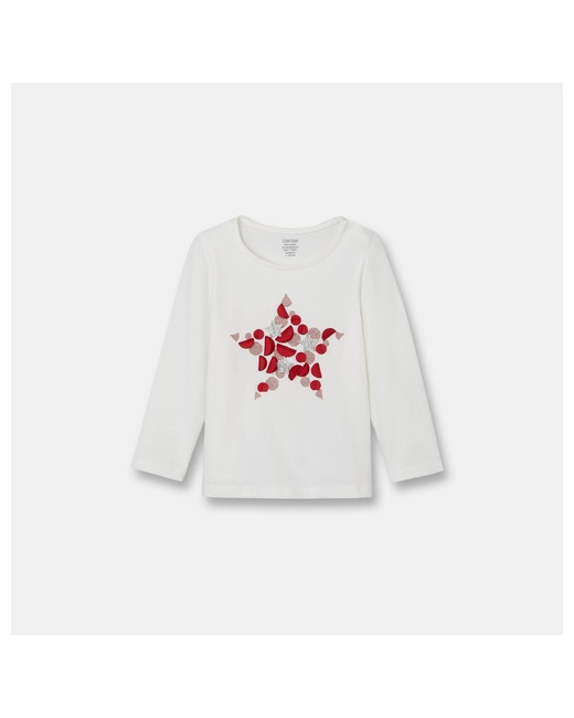 T-shirt à motif festif étoile