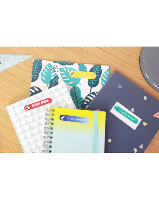 Pack étiquette personnalisable multi-textes