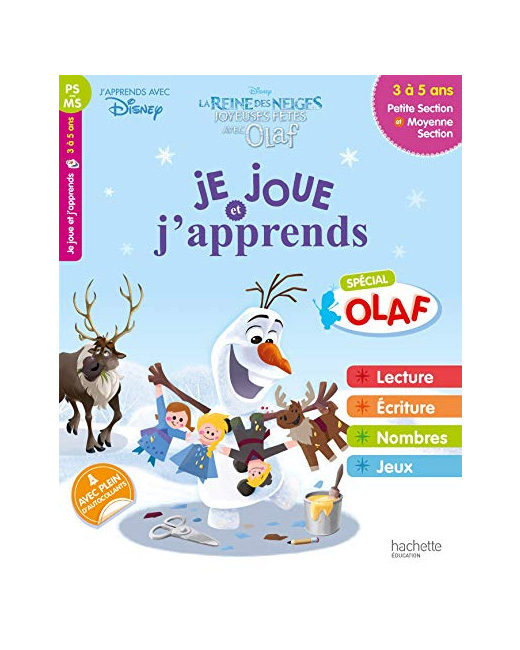 Disney - Reine des Neiges - Je joue et j'apprends avec Olaf - PS à MS 3-5 ans