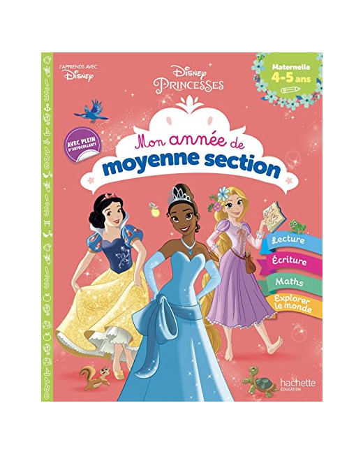 Disney - Princesses - Mon année de Moyenne Section (4-5 ans)