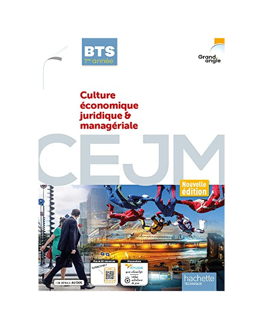 Culture économique juridique et managériale BTS 1 année Coll Grand-Angle - livre élève éd. 2022