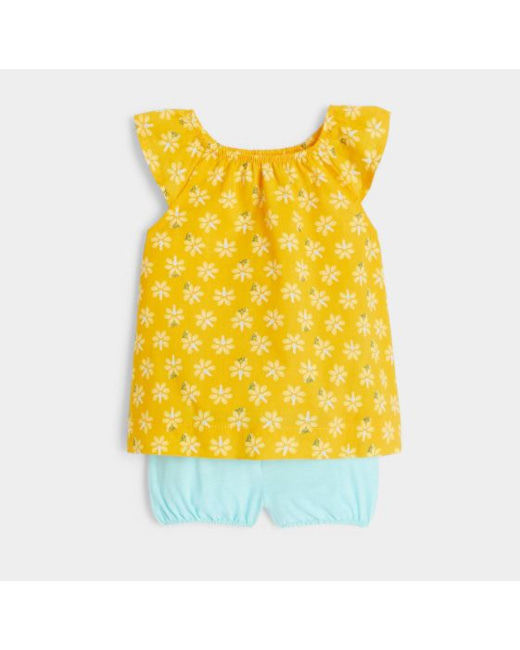 Blouse et short imprimés