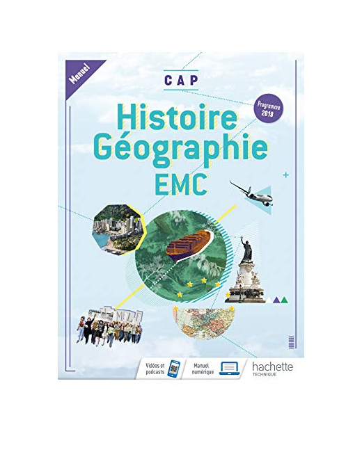 Histoire-Géographie-EMC CAP - Livre élève (manuel) - Éd. 2019