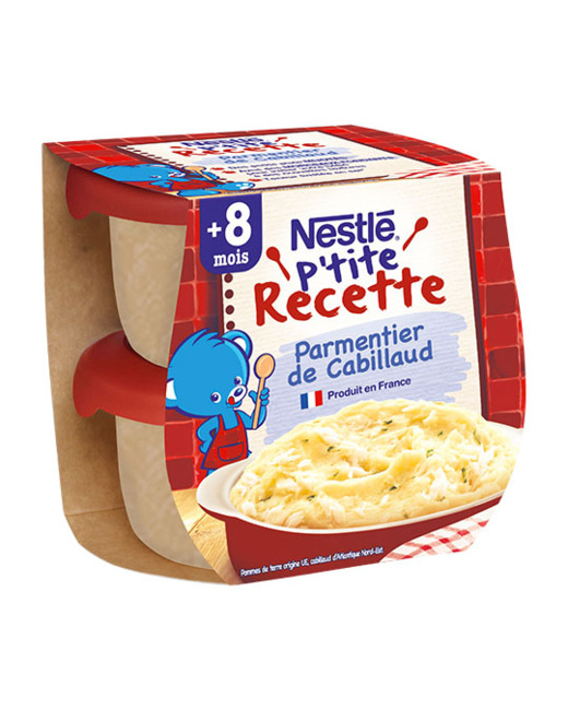 Les p’tites recettes - Parmentier de Cabillaud