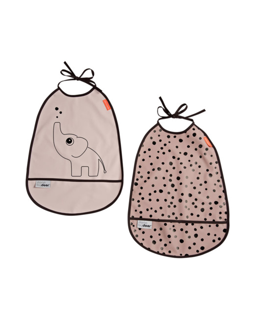 Lot de 2 Bavoirs Elphee