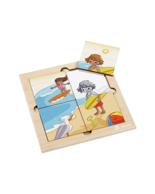 Puzzle les vacances au bord de la mer