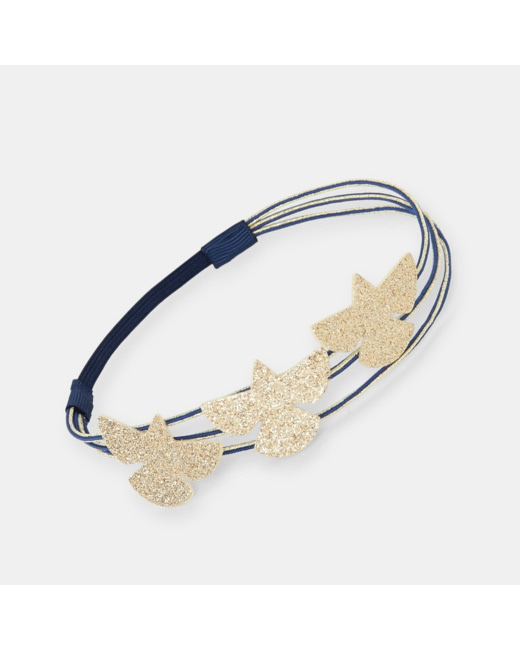 Headband fantaisie jaune fille