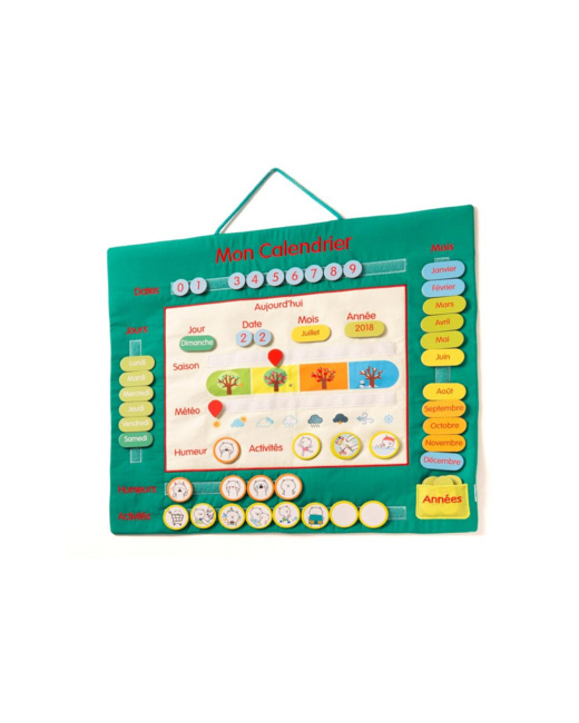 Calendrier en tissu