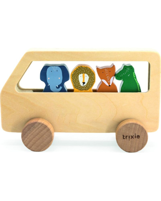 Bus en bois Animaux