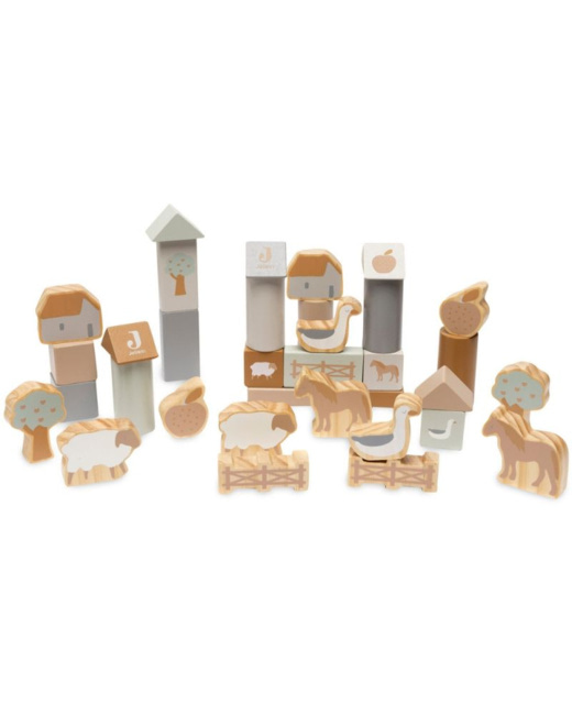 Set de cubes en bois Farm