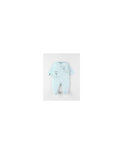 Pyjama rayé pièce lions en jersey
