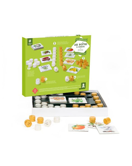 Les boîtes à odeurs Montessori