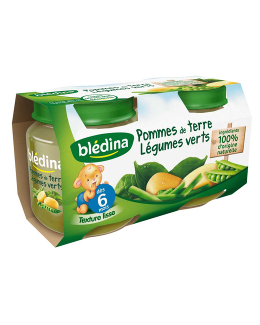 Pot Pommes de terre Légumes verts 2x130g