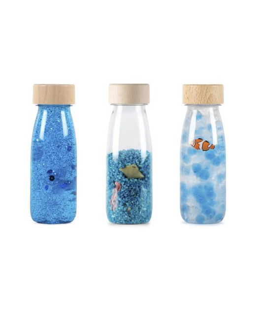 Lot de 3 bouteilles sensorielles Float Serenity