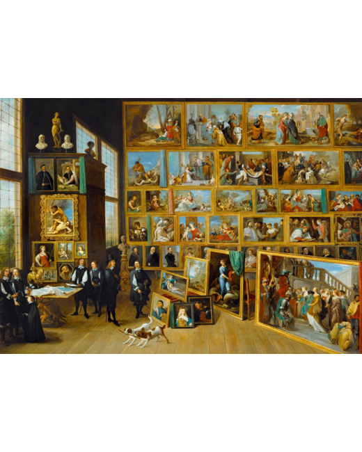 Puzzle David Teniers the Younger - The Art Collection of Archduke Leopold Wilhelm in Brussels, 1652