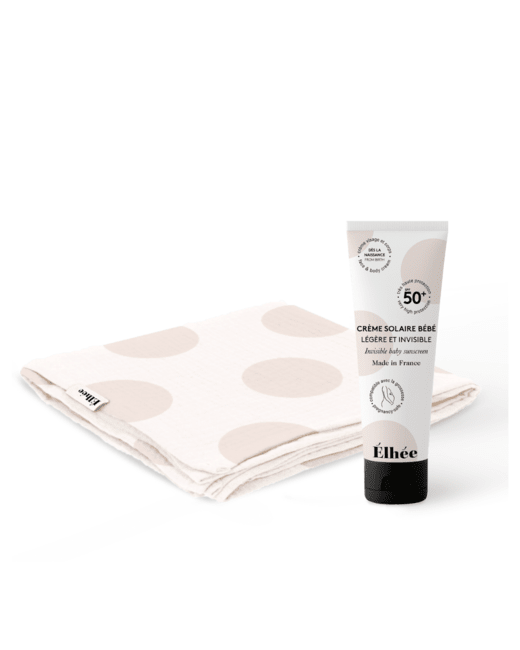 Le Duo d'été pour Bébé - Crème solaire Bébé + Lange