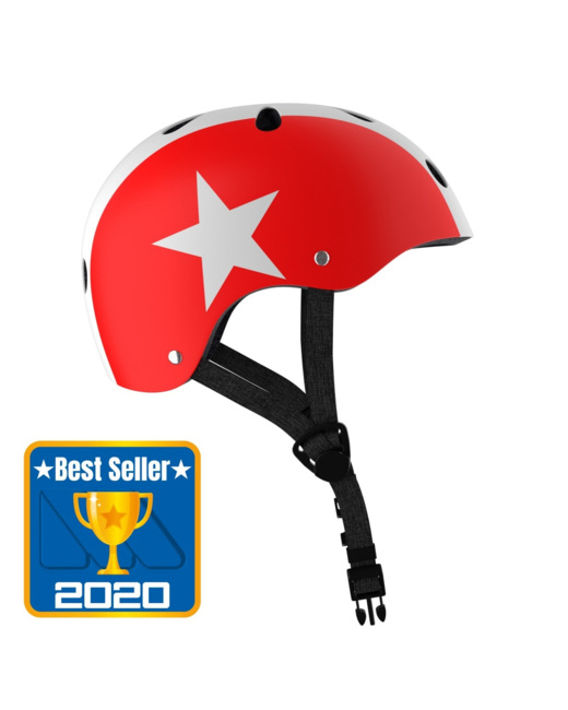 Casque De Sécurité MOLTO Pour Enfants 2-5 Ans – Pour Vélo, Trottinette, Skate, Réglable 48-53cm - 1