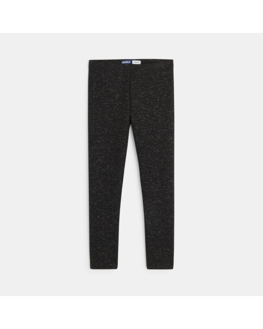 Legging pailleté noir fille