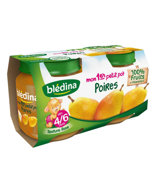 LES RECOLTES BIO - Petits Pots Pommes Poires Bio - Dès 4/6mois, 2x130g